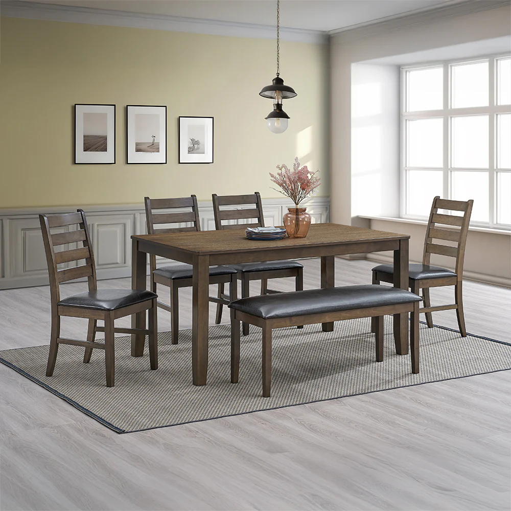 Damica Walnut Dining Table - Image 7