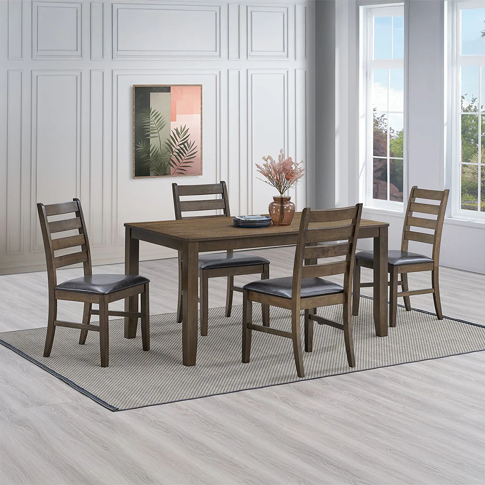 Damica Walnut Dining Table - Image 6