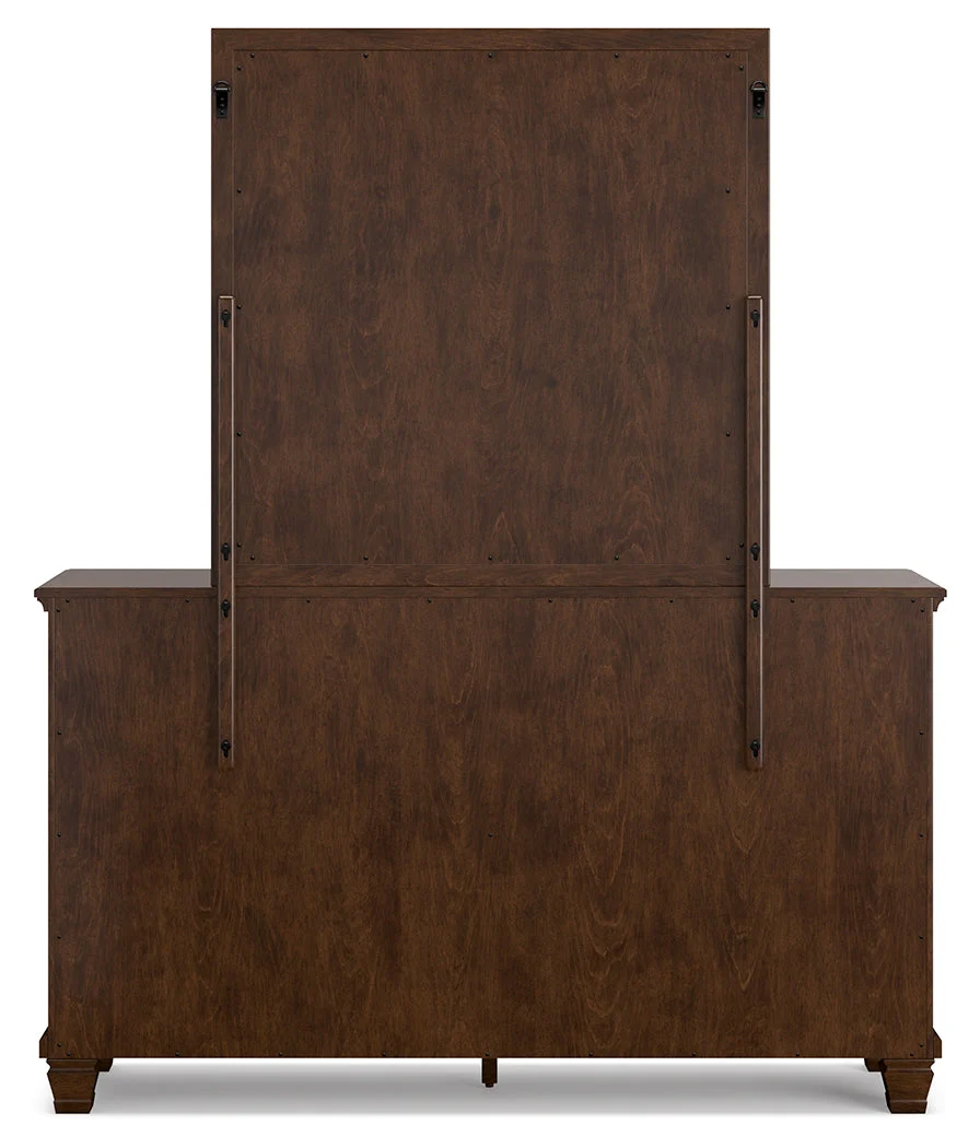 Danabrin Brown California King Panel 5-Piece Bedroom Set - Image 14
