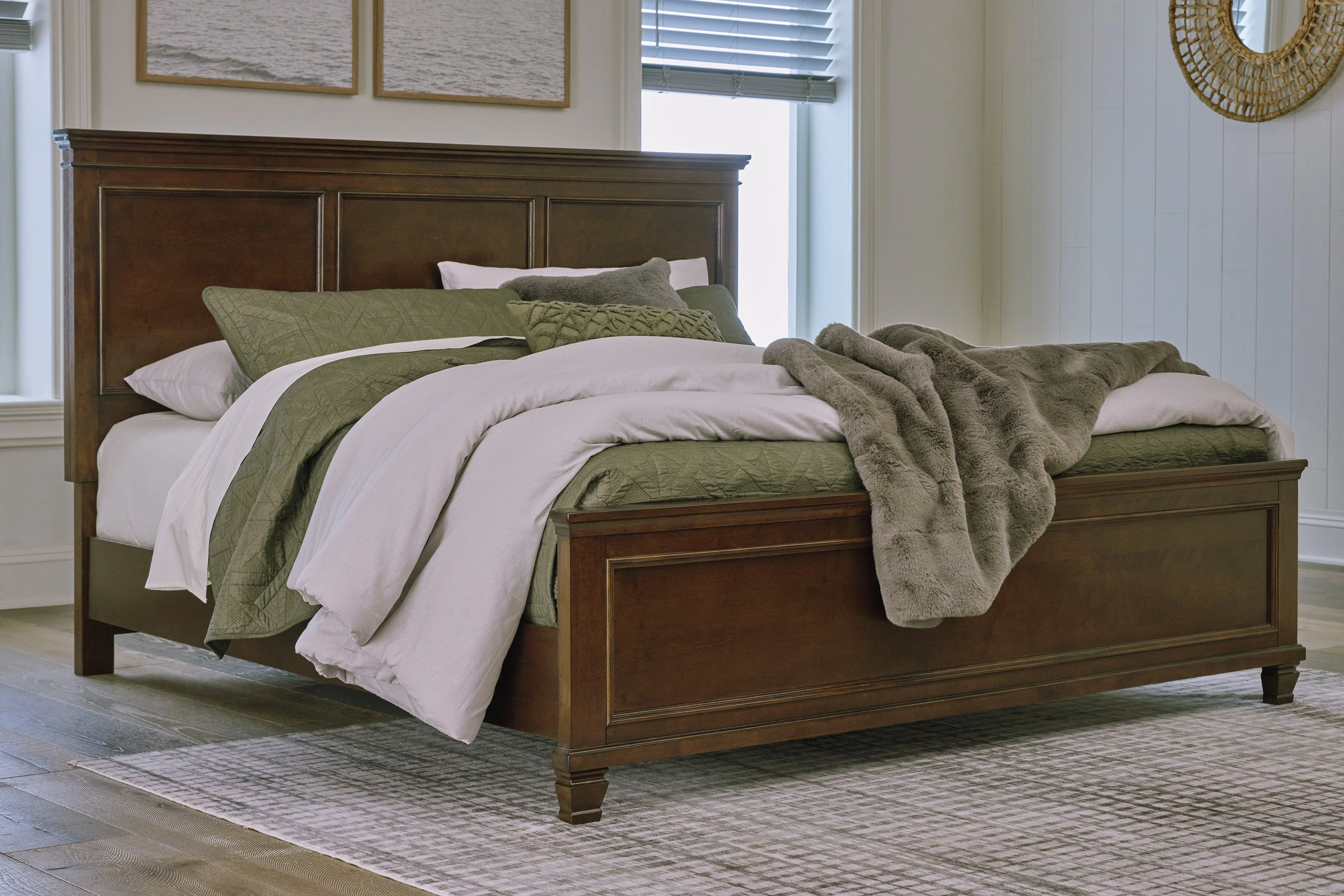 Danabrin Brown King Panel 4-Piece Bedroom Set (Online Special Price) - Image 2