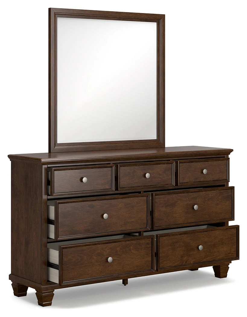 Danabrin Brown Queen Panel 6-Piece Bedroom Set w/ 2 Nightstands (Online Special Price) - Image 11
