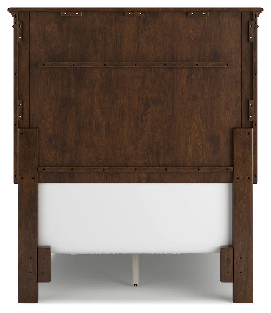 Danabrin Brown Twin Panel 5-Piece Bedroom Set w/ 2 Nightstands (Online Special Price) - Image 12