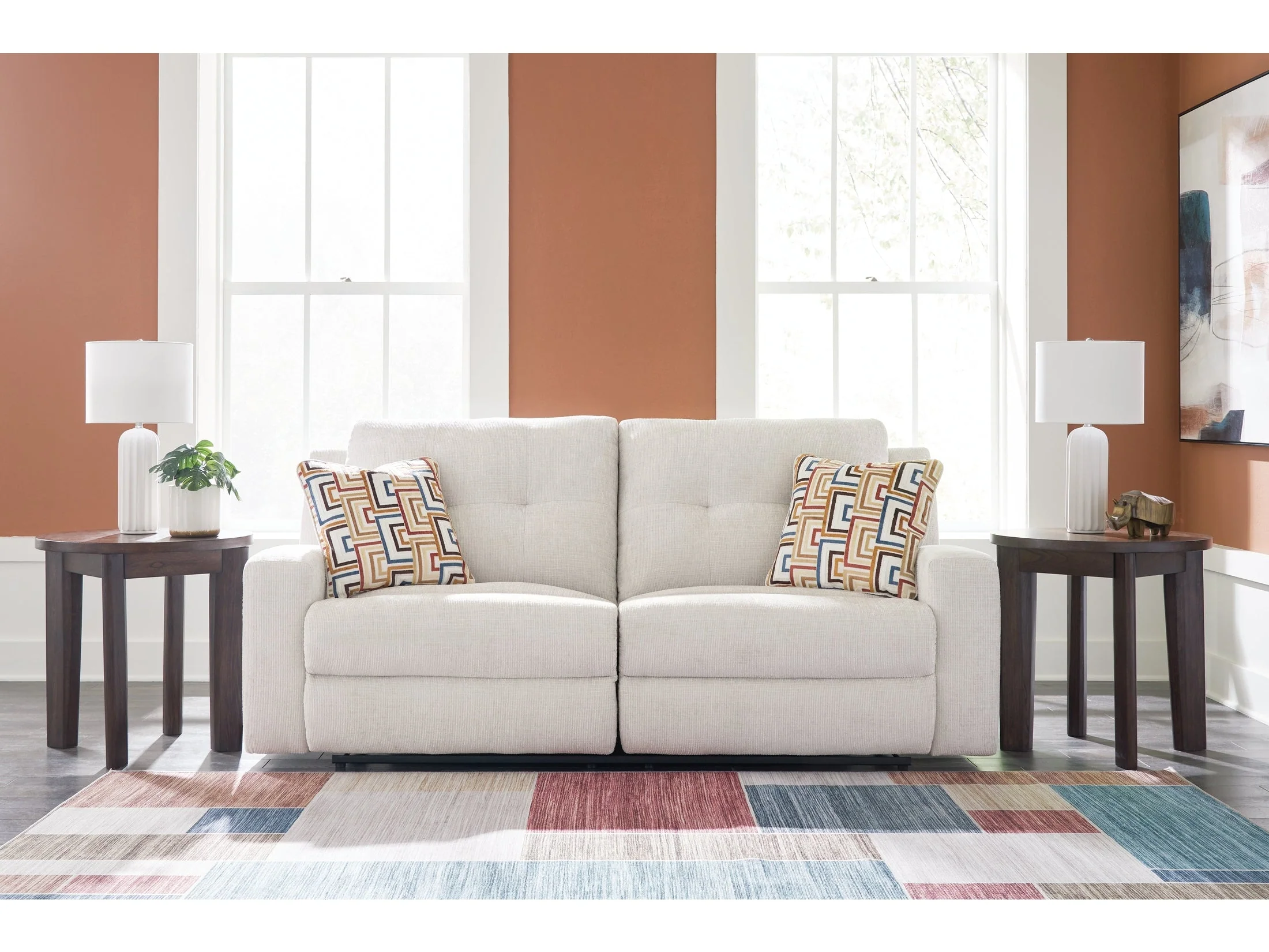 Danum Stone 2 Seat Reclining Sofa (Online Special Price)