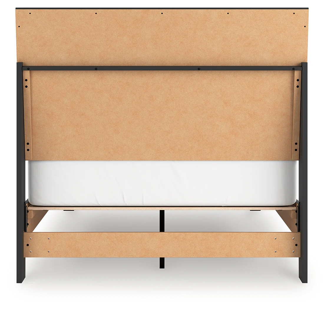 Danziar Black Full Panel Bed, Dresser and Mirror - Image 5