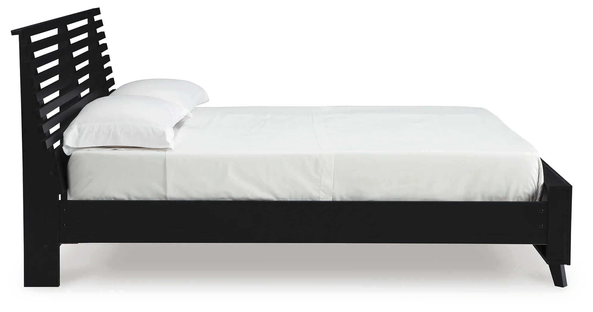 Danziar Black Full Slat Panel Bed - Image 5