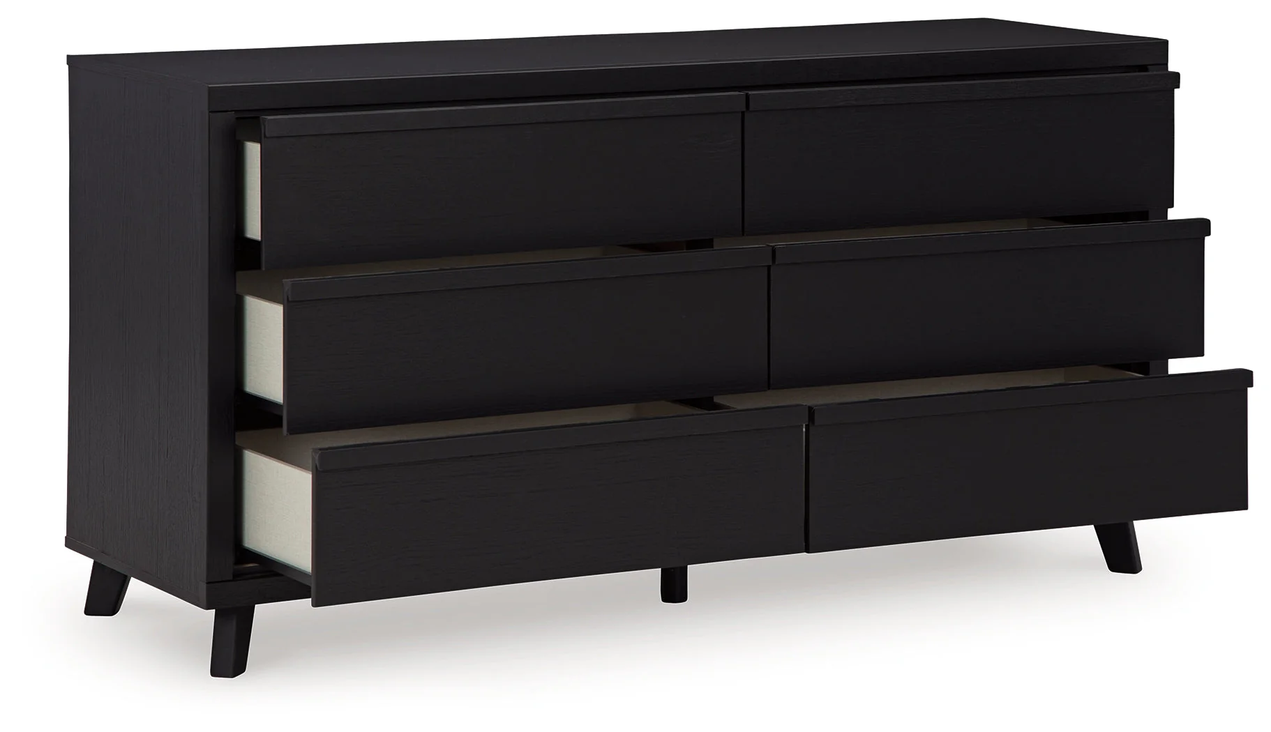Danziar Black Queen Panel Bedroom Set with 2 Dressers and Nightstand (Online Special Price) - Image 4