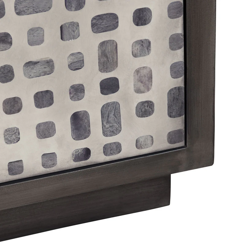 Dapple Brown/Cream Two-Door Cabinet - Image 4