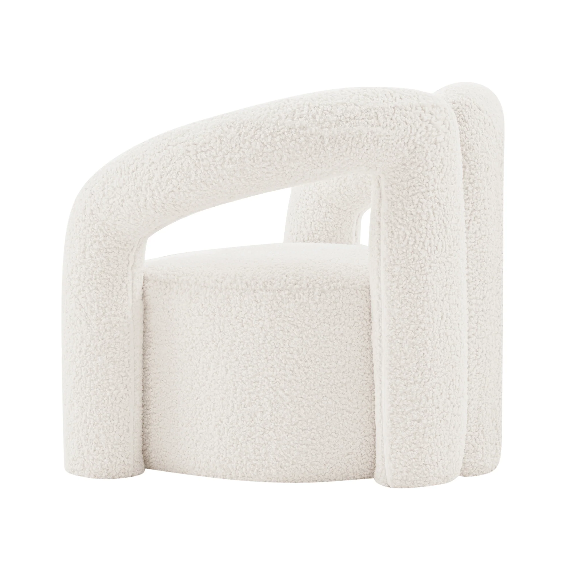 Darian Accent Chair in Cream (set of 2) - Image 6