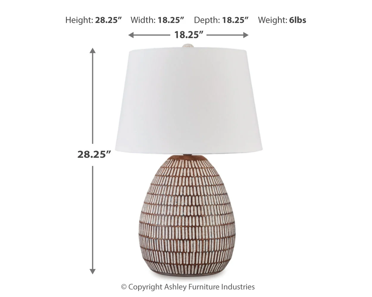 Darrich Beige/White 2-Piece Lamp Set - Image 4