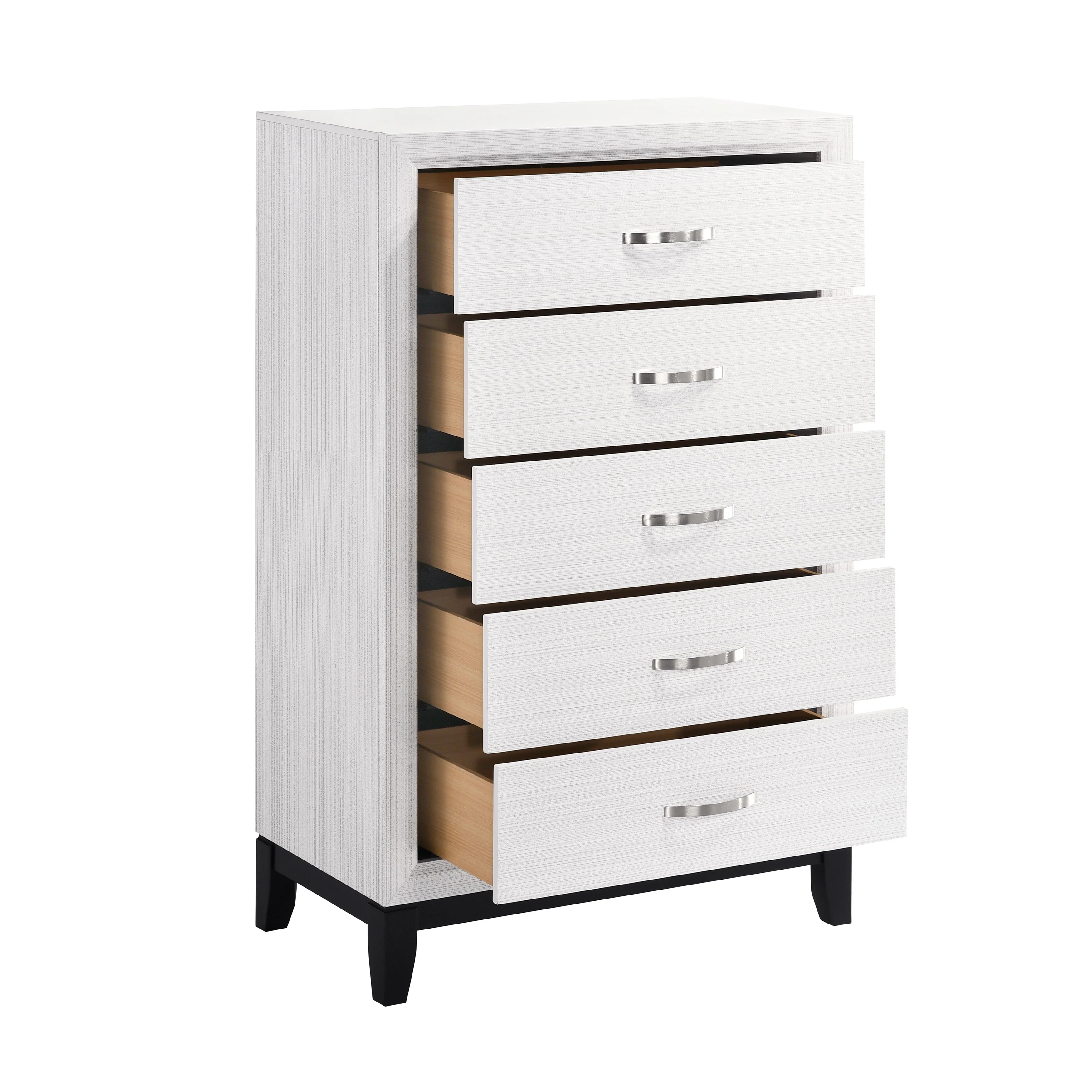 Davi White 5-Piece Queen Bedroom Set - Image 8