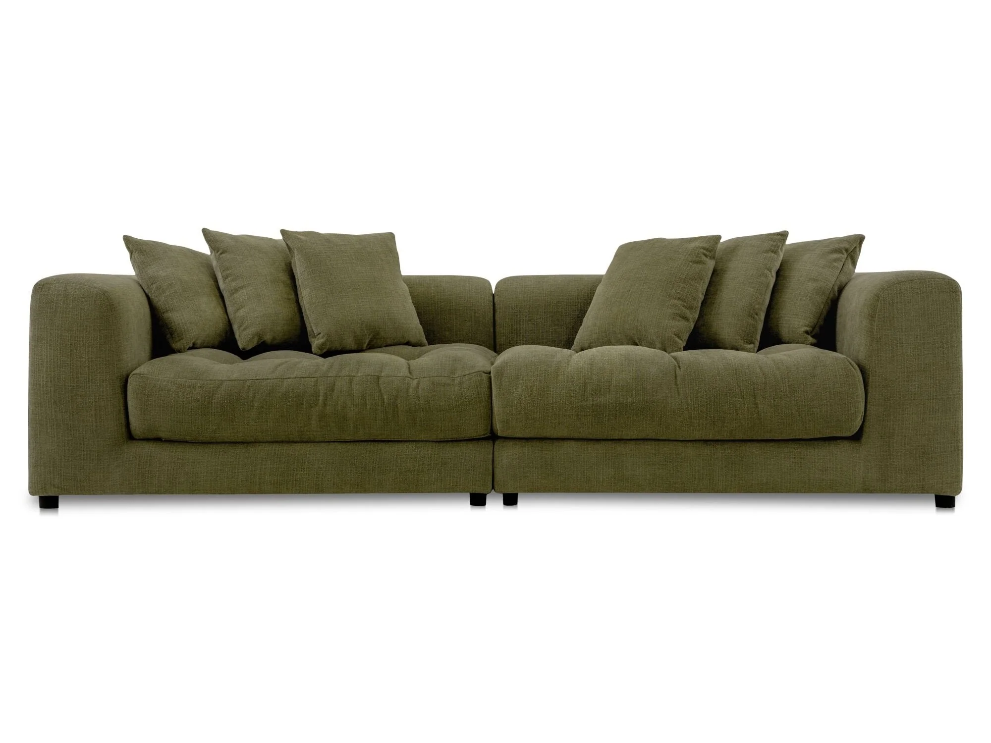 Davie Olive Sofa - Image 2