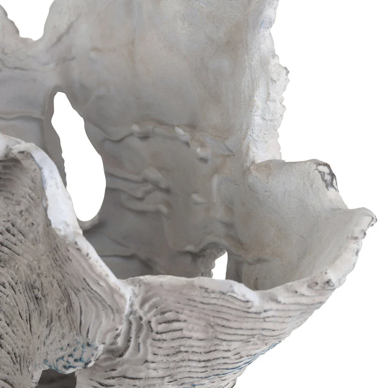 Deacon Large White Coral Sculpture - Image 3