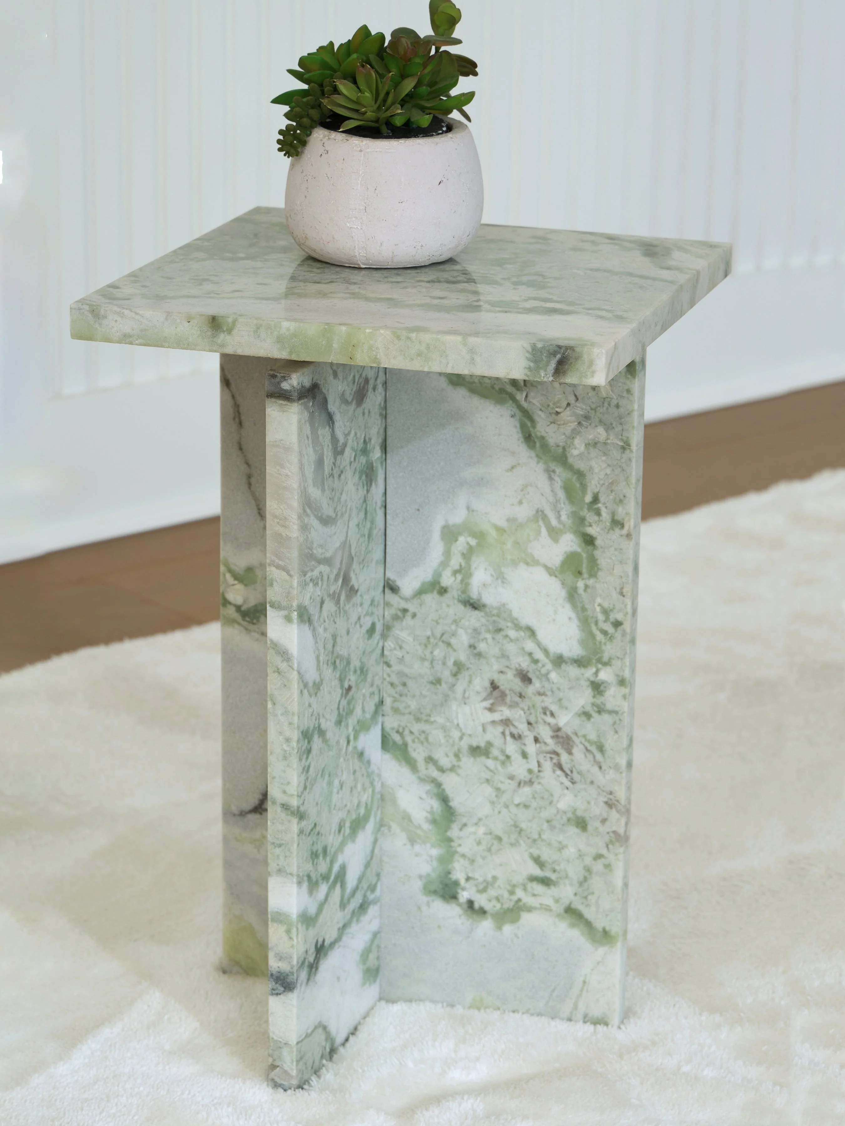 Deaconwell White/Green Accent Table (Online Special Price) - Image 2