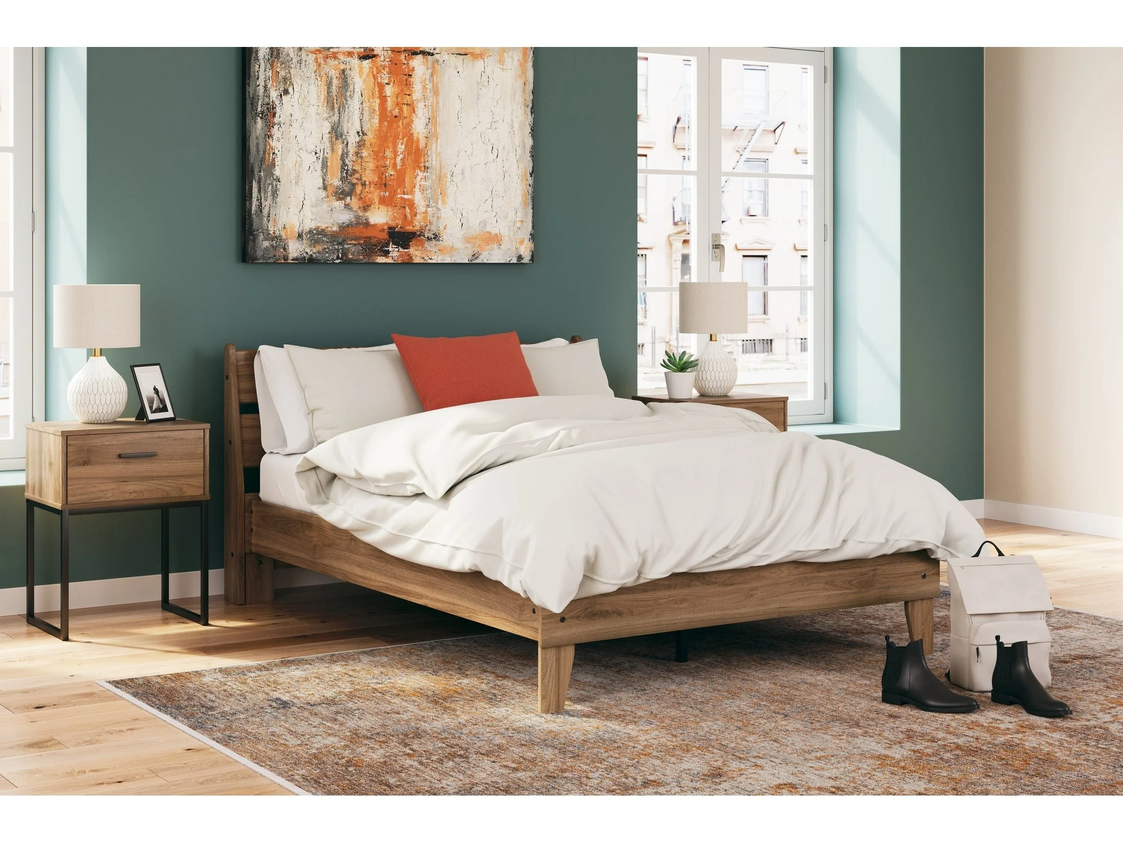 Deanlow Honey Full Platform Panel Youth Bed (Online Special Price)