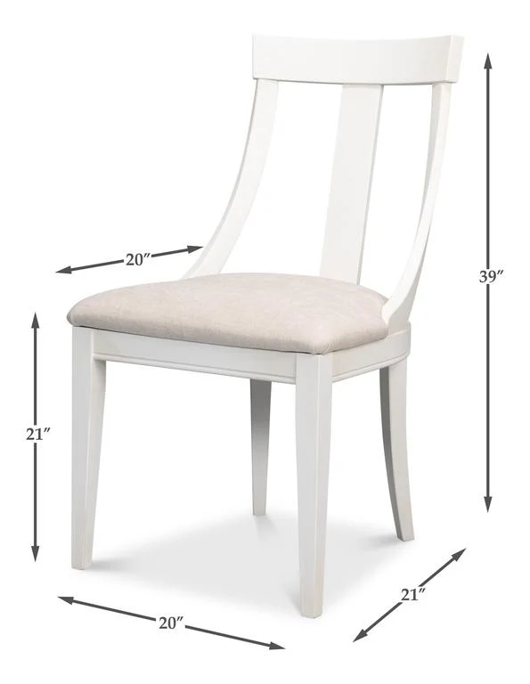 Deco White Side Chair (Set of 2) - Image 12