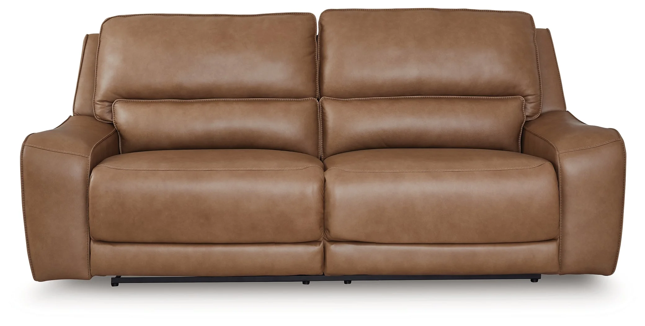 DeepWakes Caramel 2 Seat Power Reclining Sofa ADJ HDREST (Online Special Price) - Image 4