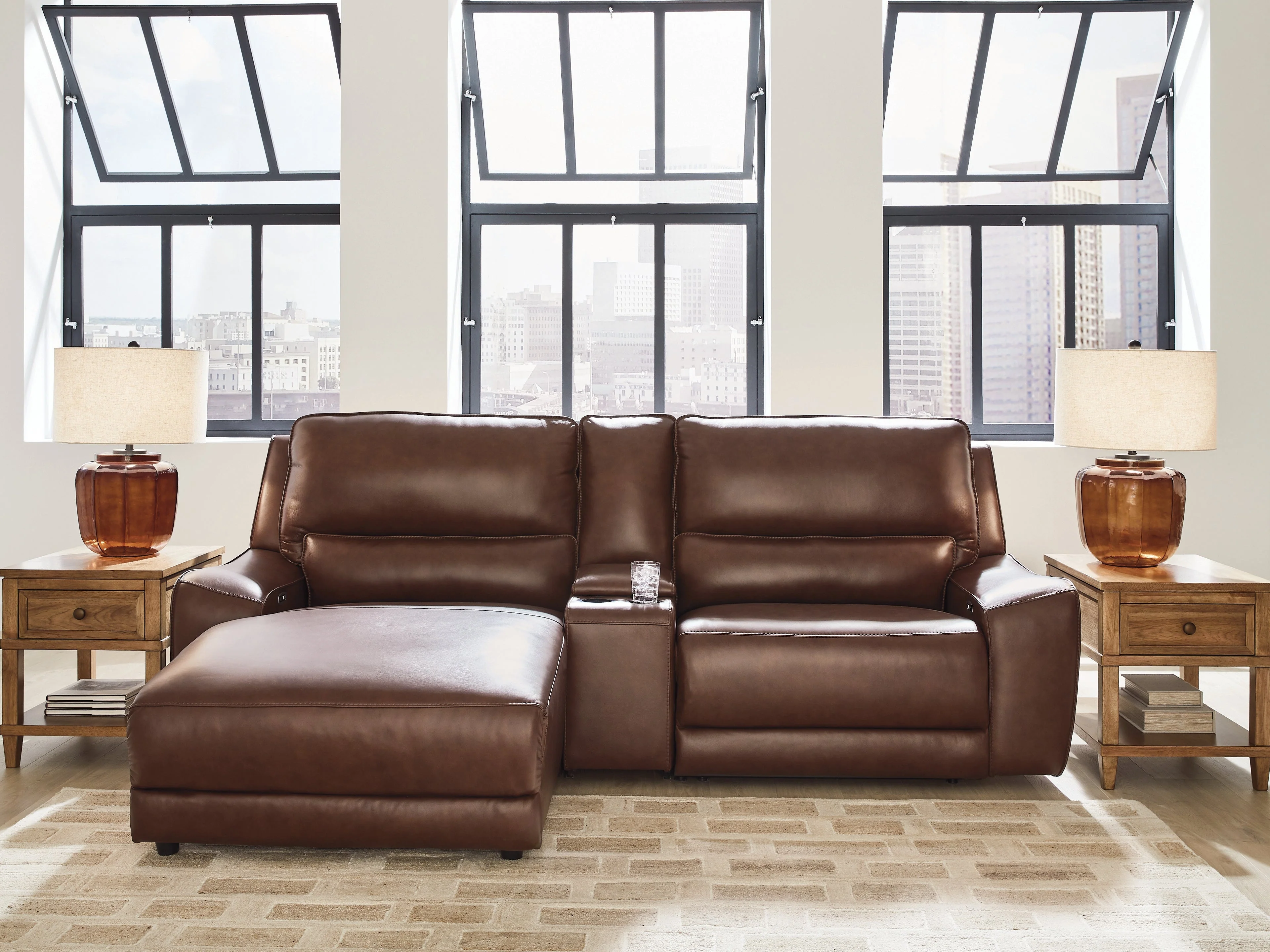 DeepWakes Leather Sectional (Online Special Price) - Image 2