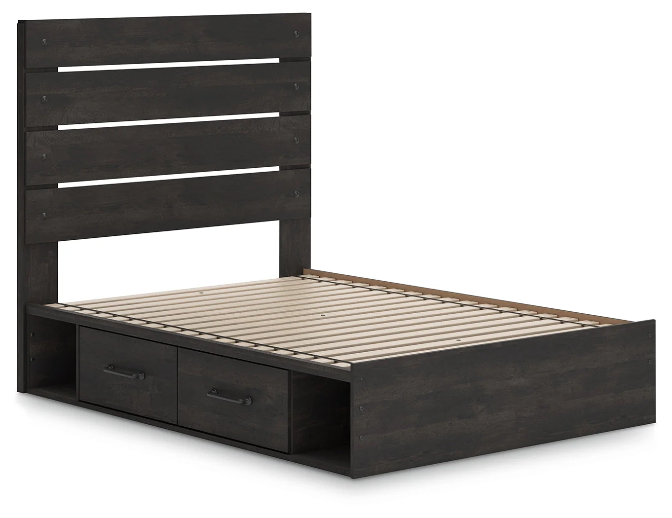 Delmorta Dark Gray Full Panel Youth Bed w/Storage (Online Special Price) - Image 3