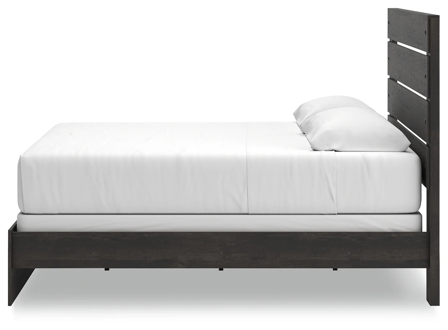 Delmorta Dark Gray King Panel Bed - Image 7