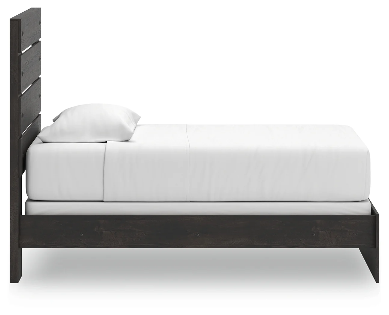 Delmorta Dark Gray Twin Panel Bed - Image 9
