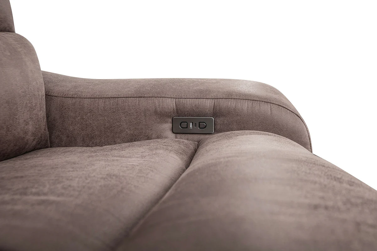 Demetrius Slate Brown Power Sectional - Image 5