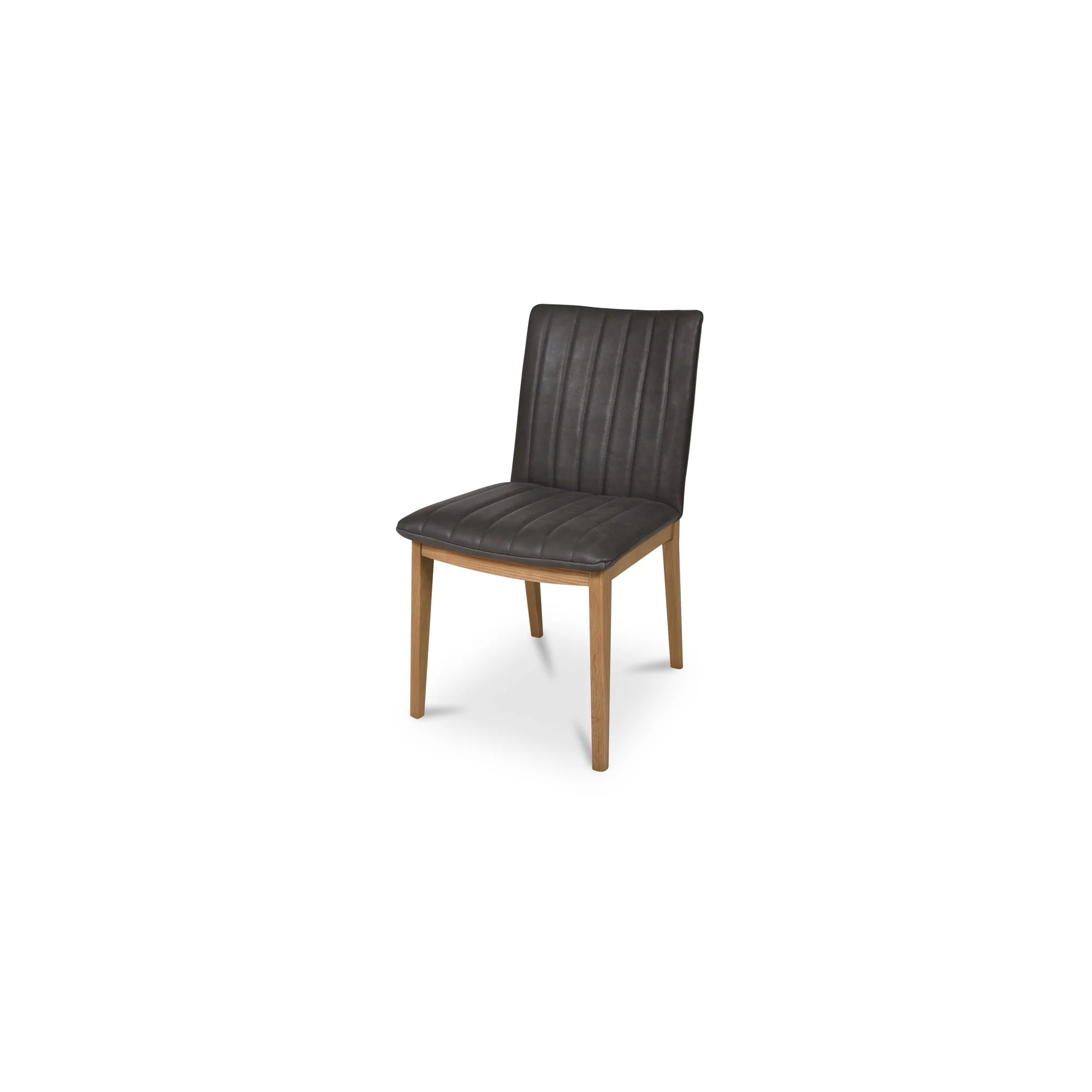 Demi Brown Dining Leather Chair (Set of 2) - Image 3