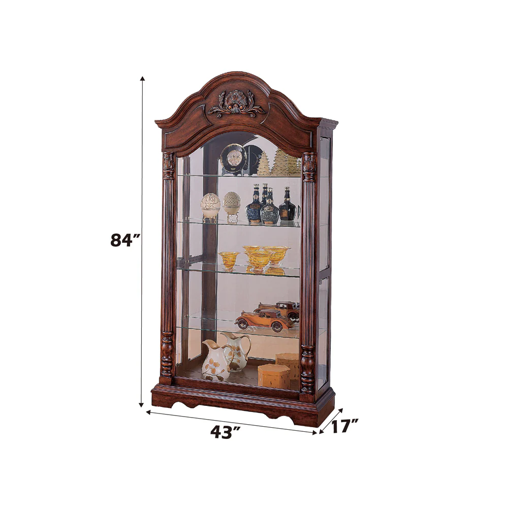 Denton Cherry Curio Cabinet - Image 2
