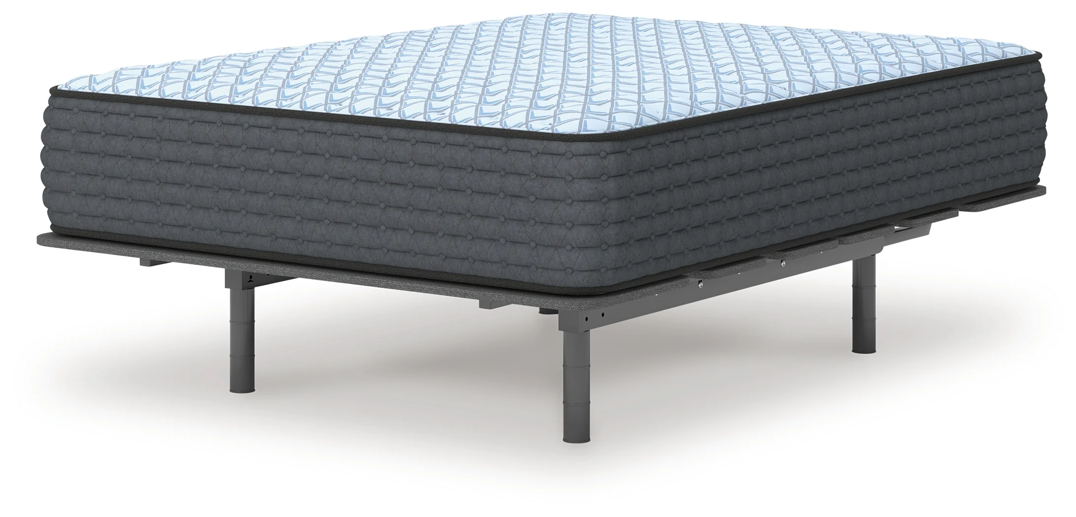 Destin Cove Firm Blue Hybrid Queen Mattress - Image 4