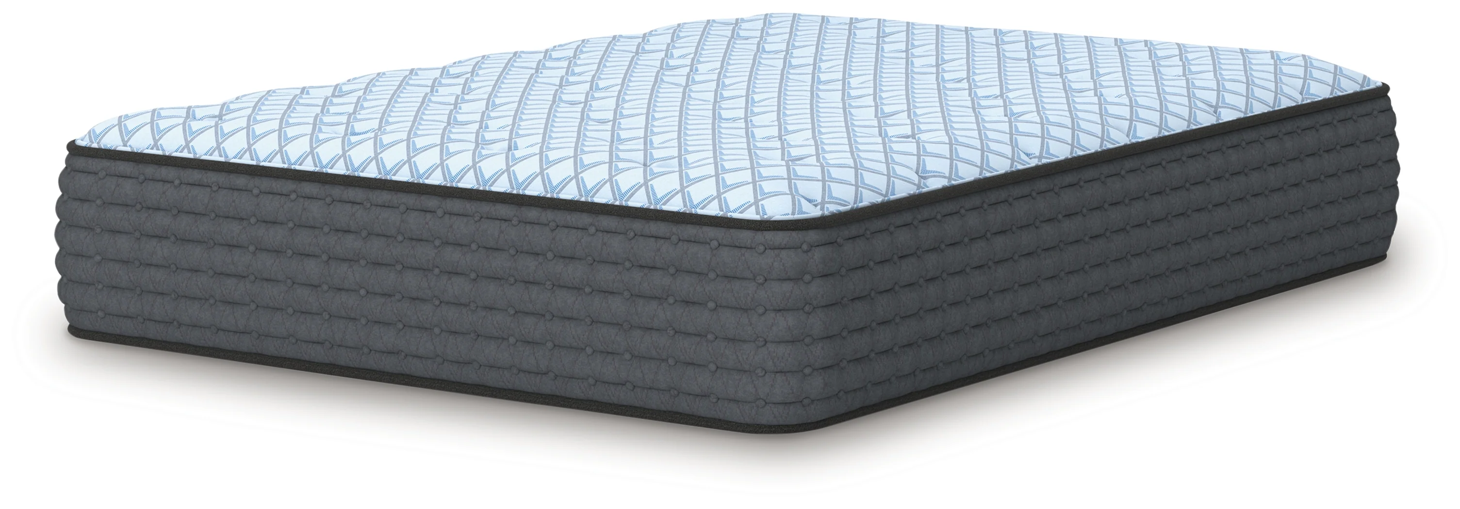 Destin Cove Plush Blue Hybrid King Mattress - Image 3