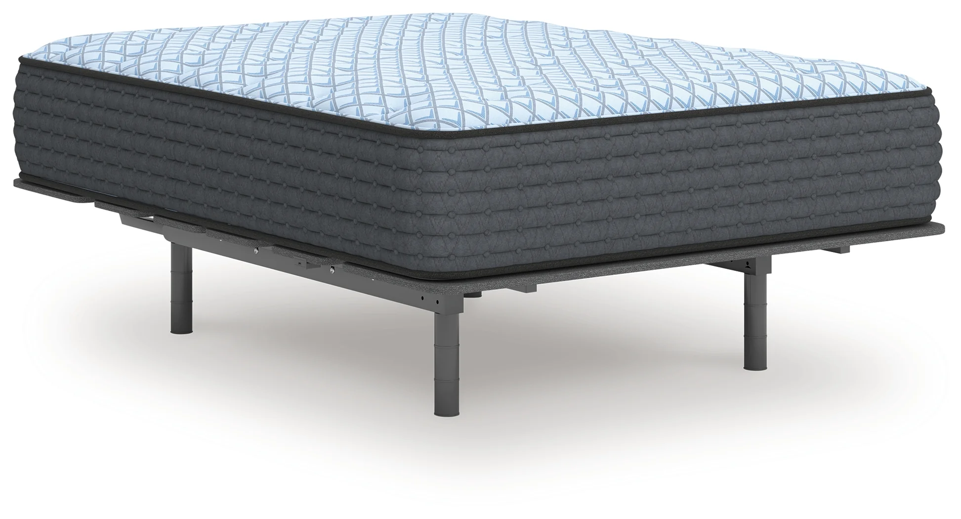Destin Cove Plush Blue Hybrid King Mattress - Image 5