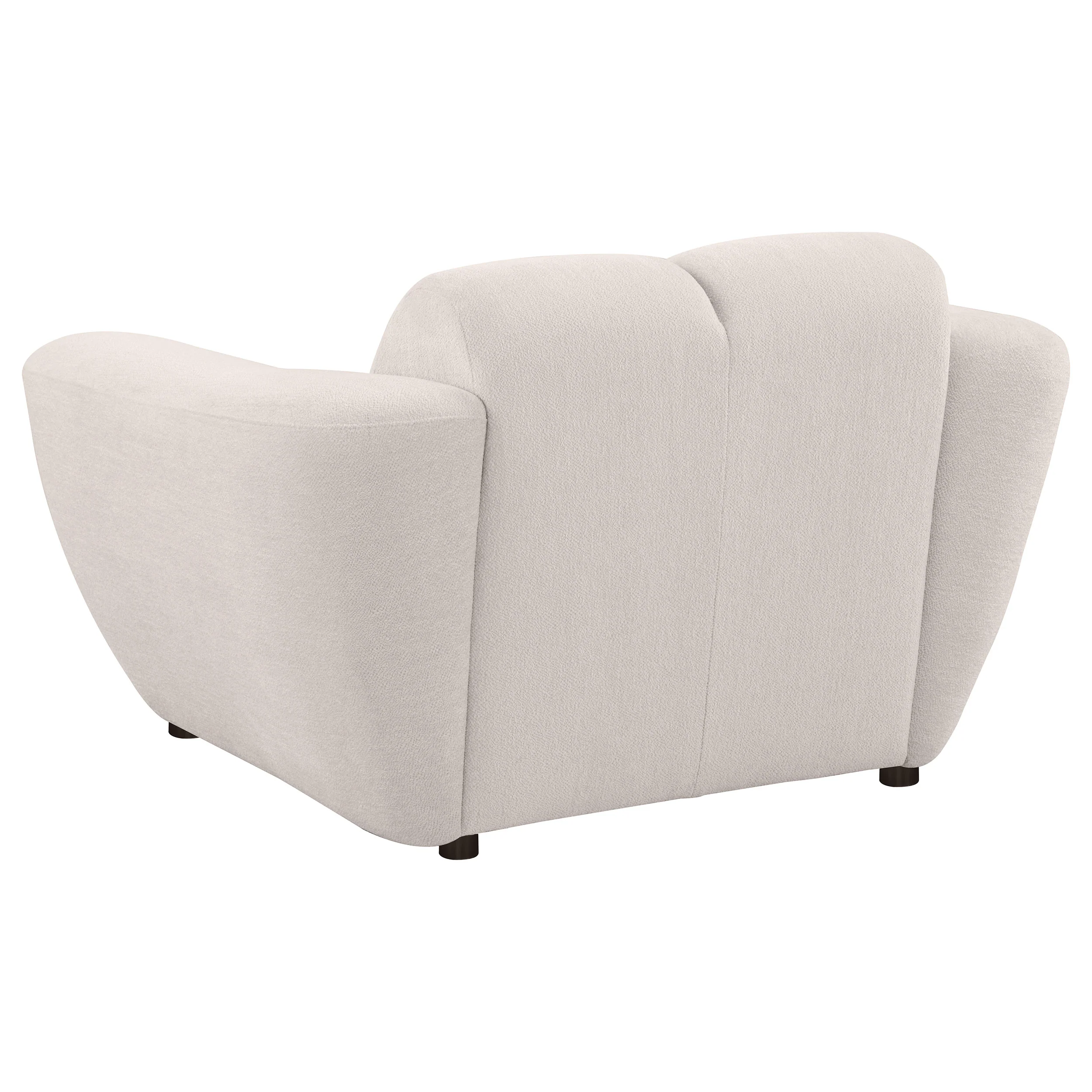 Destino Greige 3-piece Chenille Splayed Arm Sofa Set - Image 7