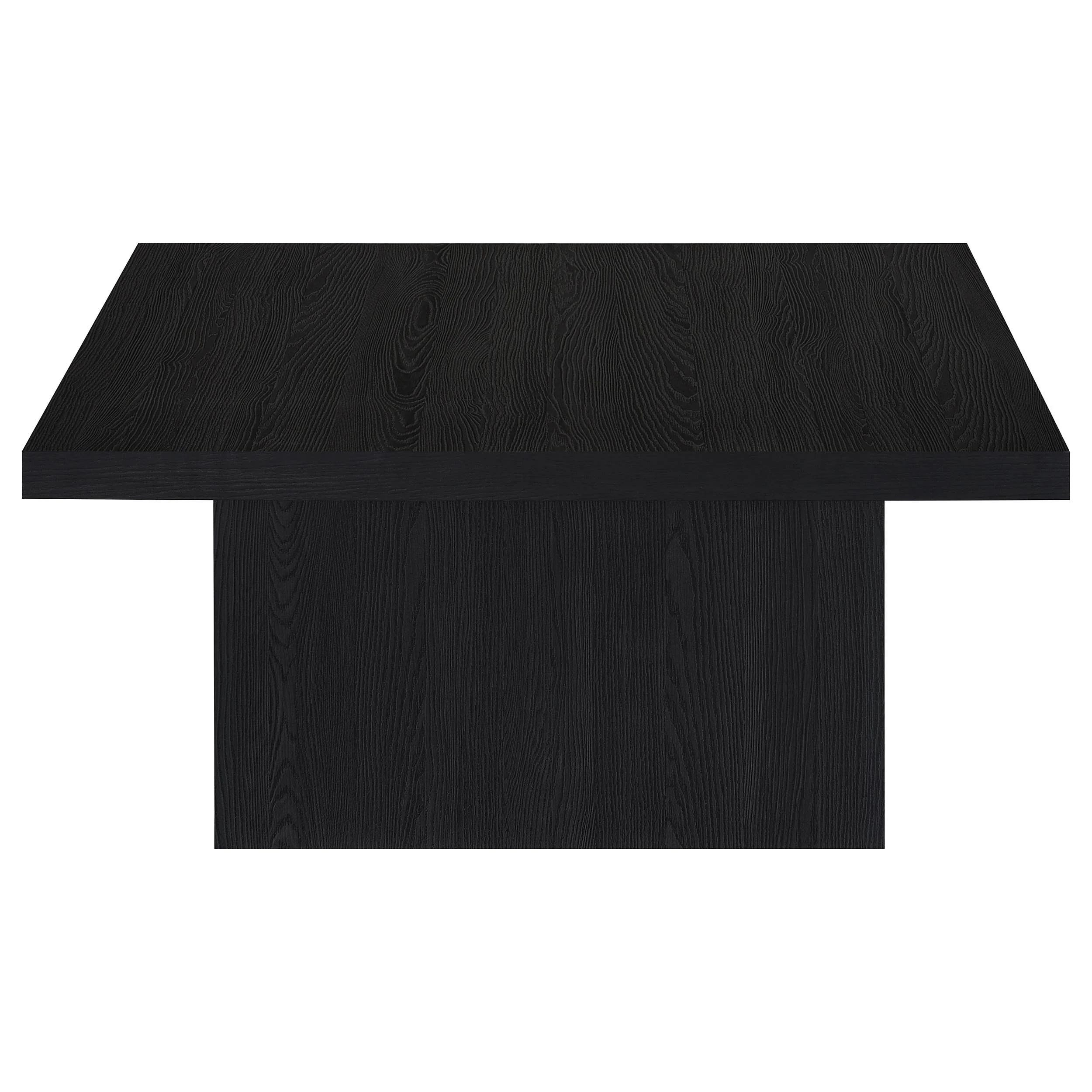 Devar Black 2-piece Square Cocktail Coffee End Table Set - Image 11