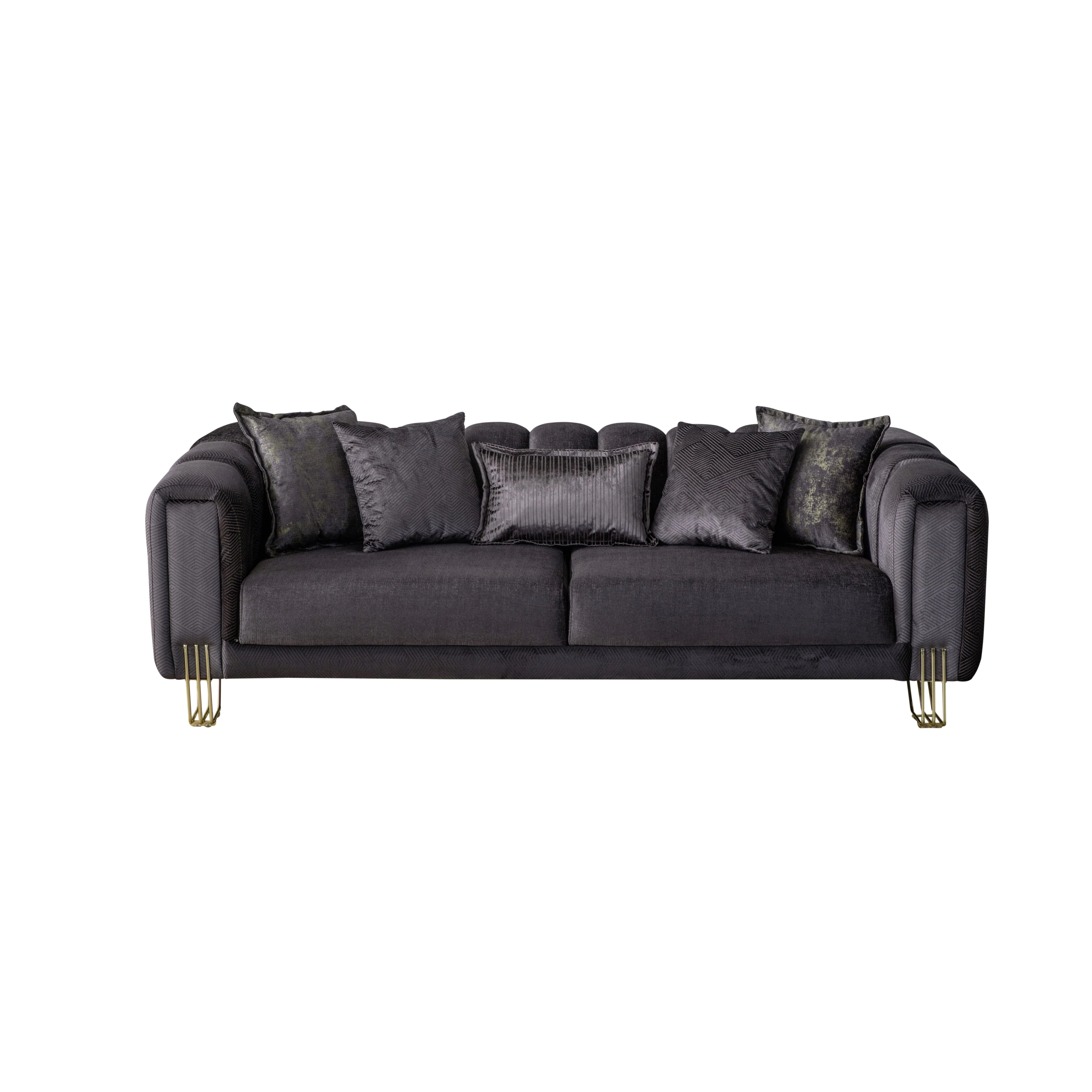 Diamond Anthracite 2-Piece Living Room Set - Image 5