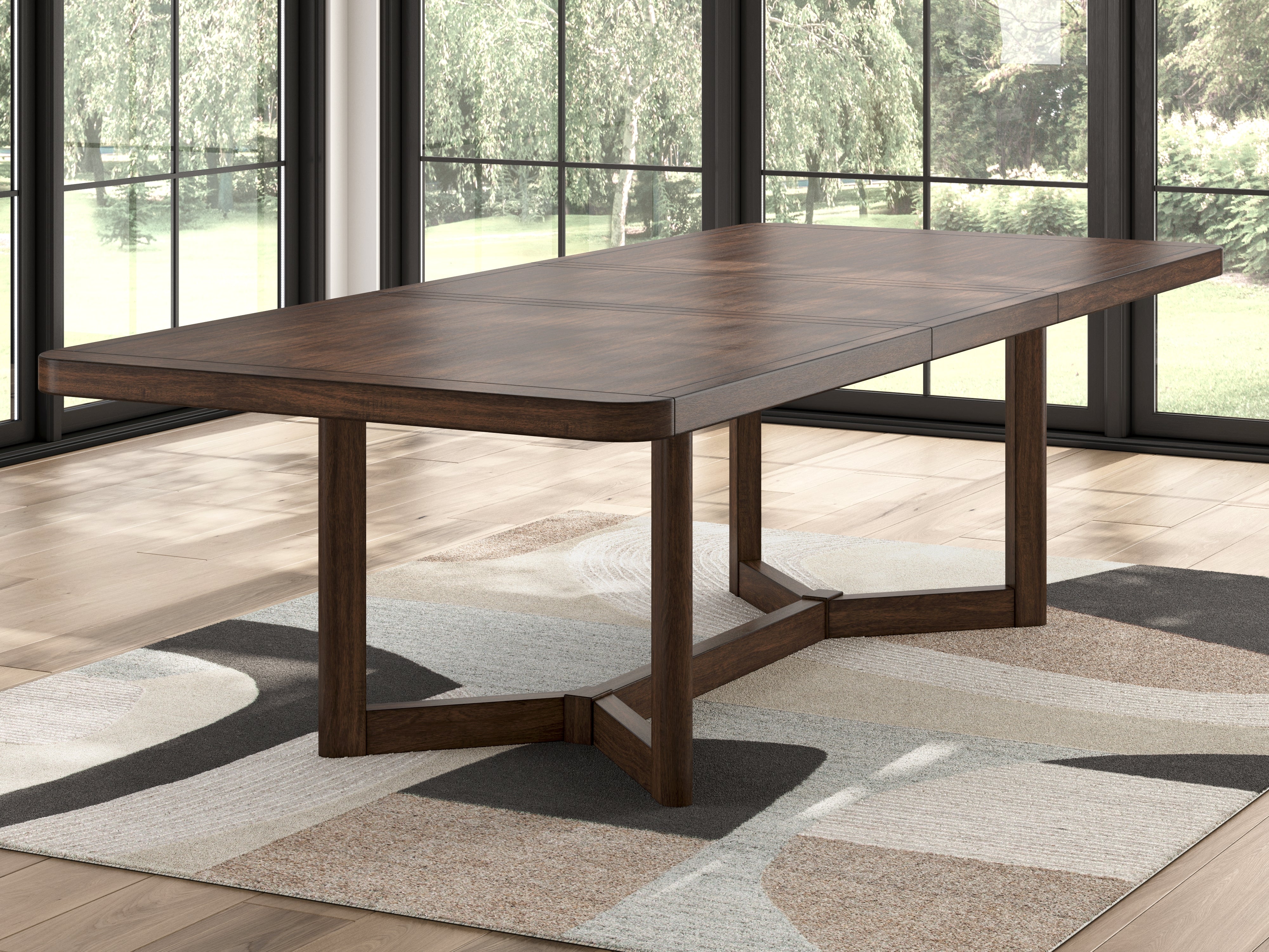 Dilenno Dark Brown Extension Dining Table and 4 Chairs (Online Special Price) - Image 16