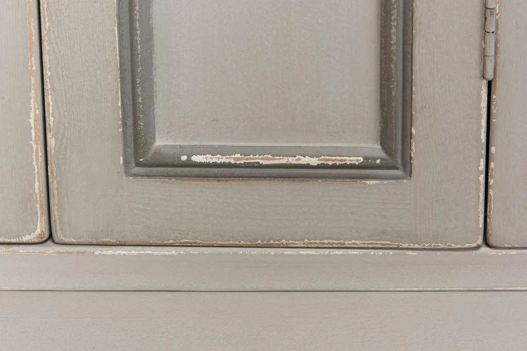 Directoire Grey Painted Style Cupboard - Image 9
