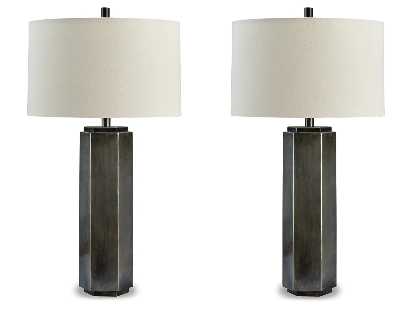 Dirkton Antique Pewter Table Lamp (Set of 2)