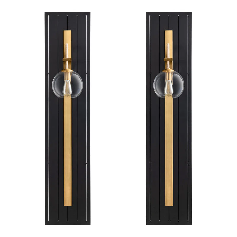 Dixon Black/Gold Wall Sconce (Set of 2) - Image 3