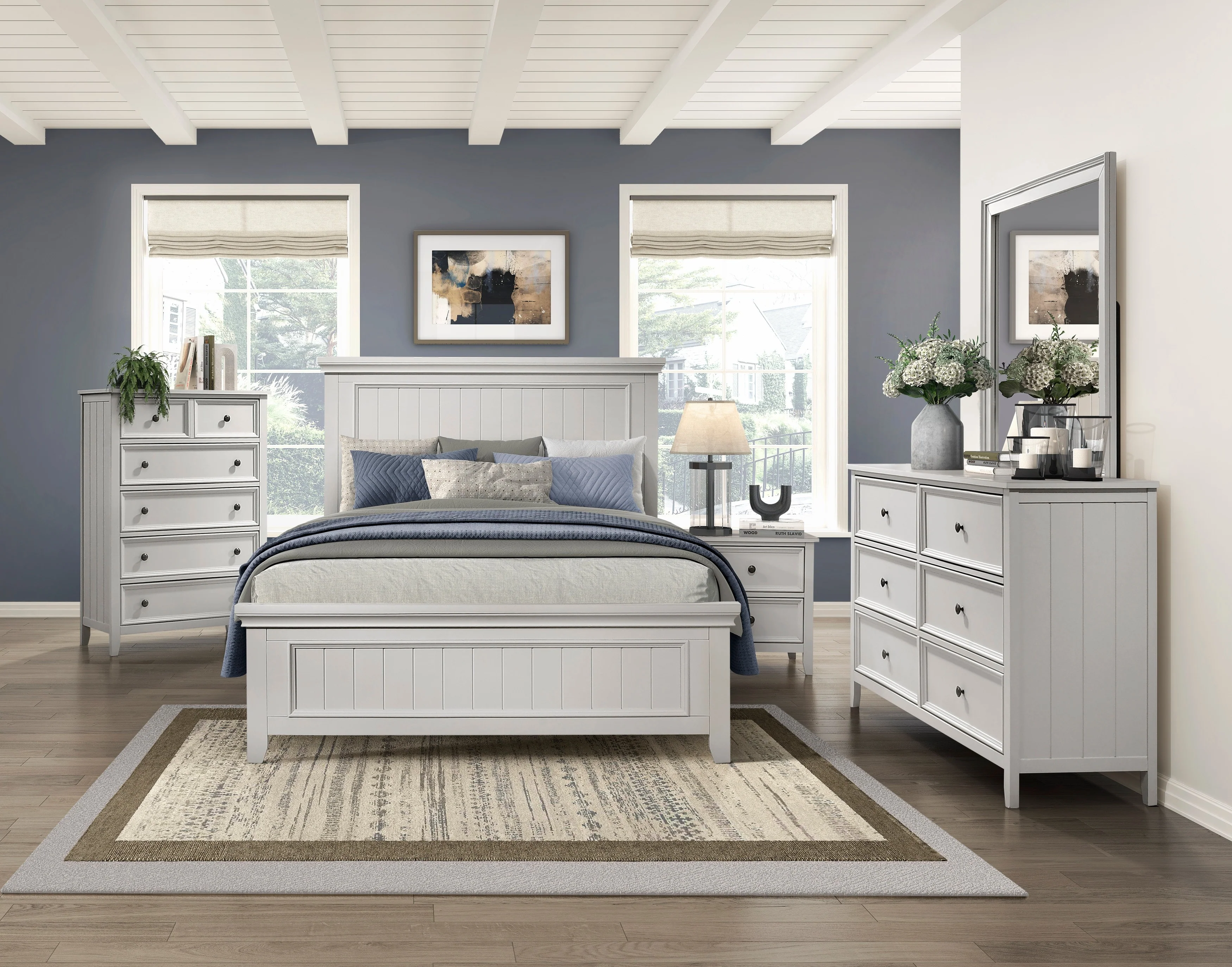 Donahue Off-White 4-Piece Queen Bedroom Set - Image 14