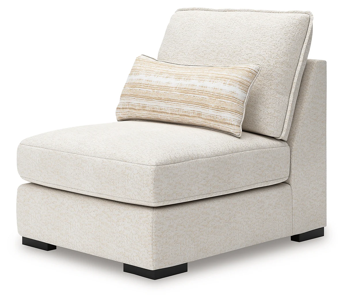 Donelson Creek Vanilla 4-Piece Sectional and Ottoman - Image 10