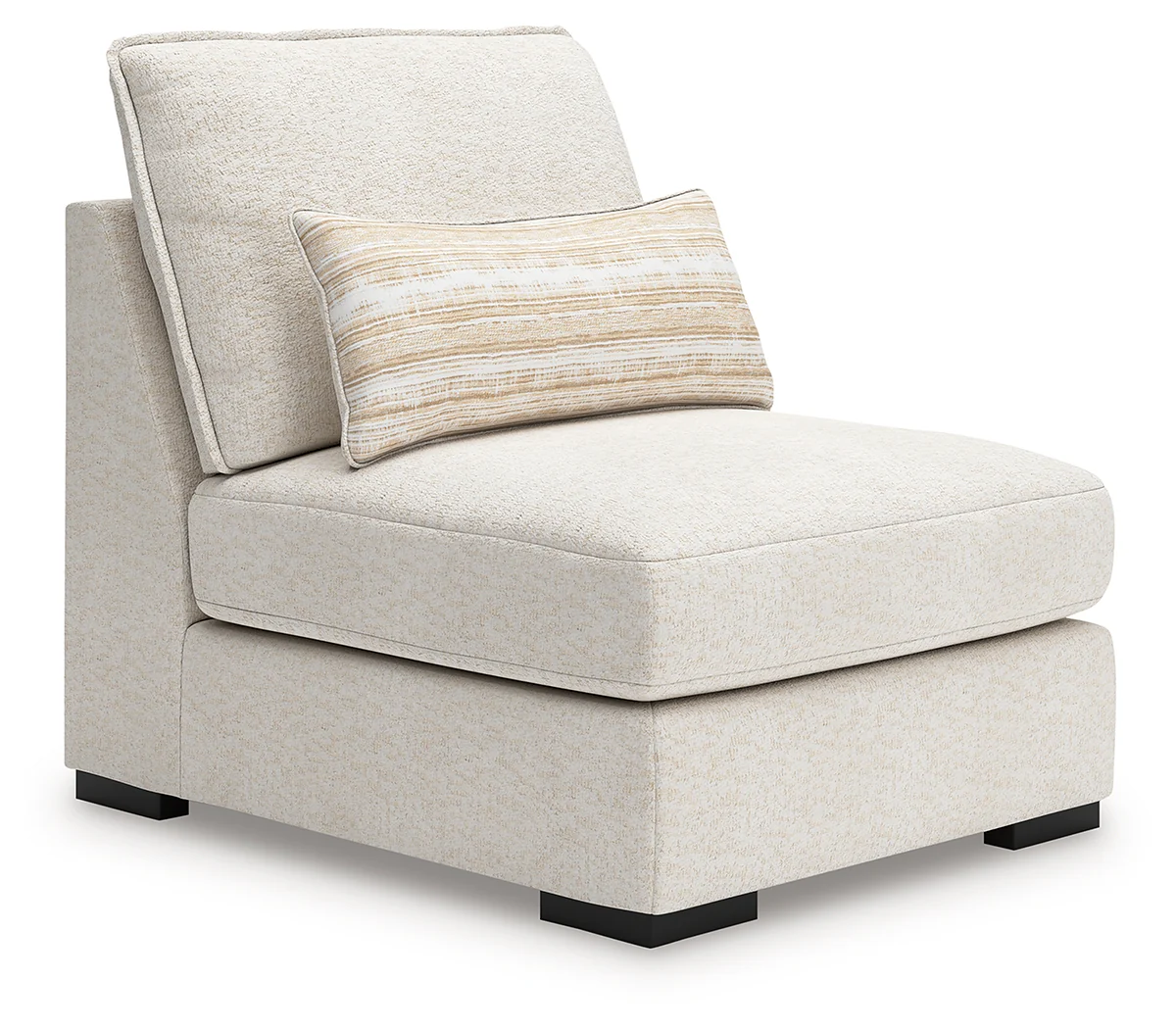 Donelson Creek Vanilla 6-Piece Sectional and Ottoman - Image 3