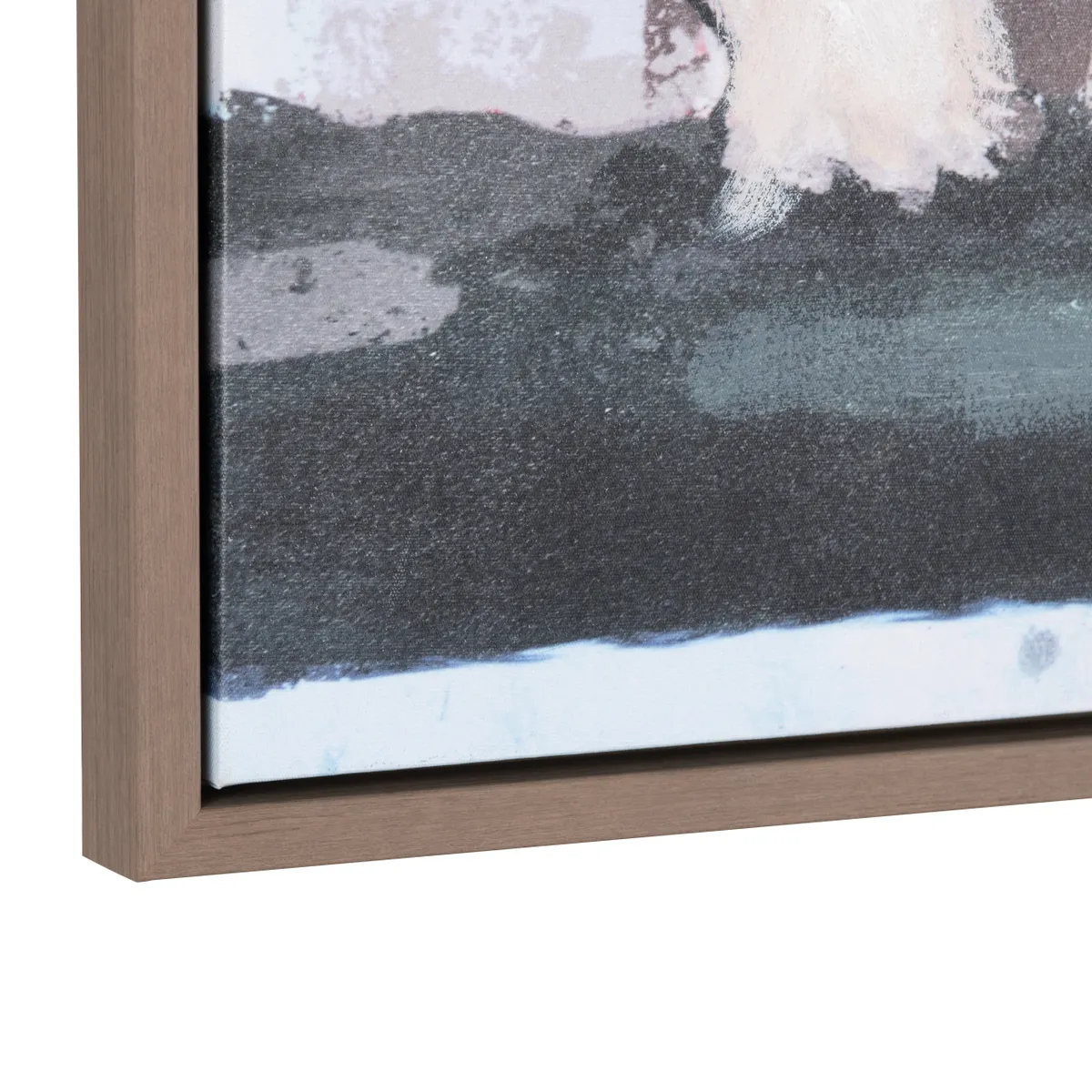 Doodling Brown/White Canvas - Image 2