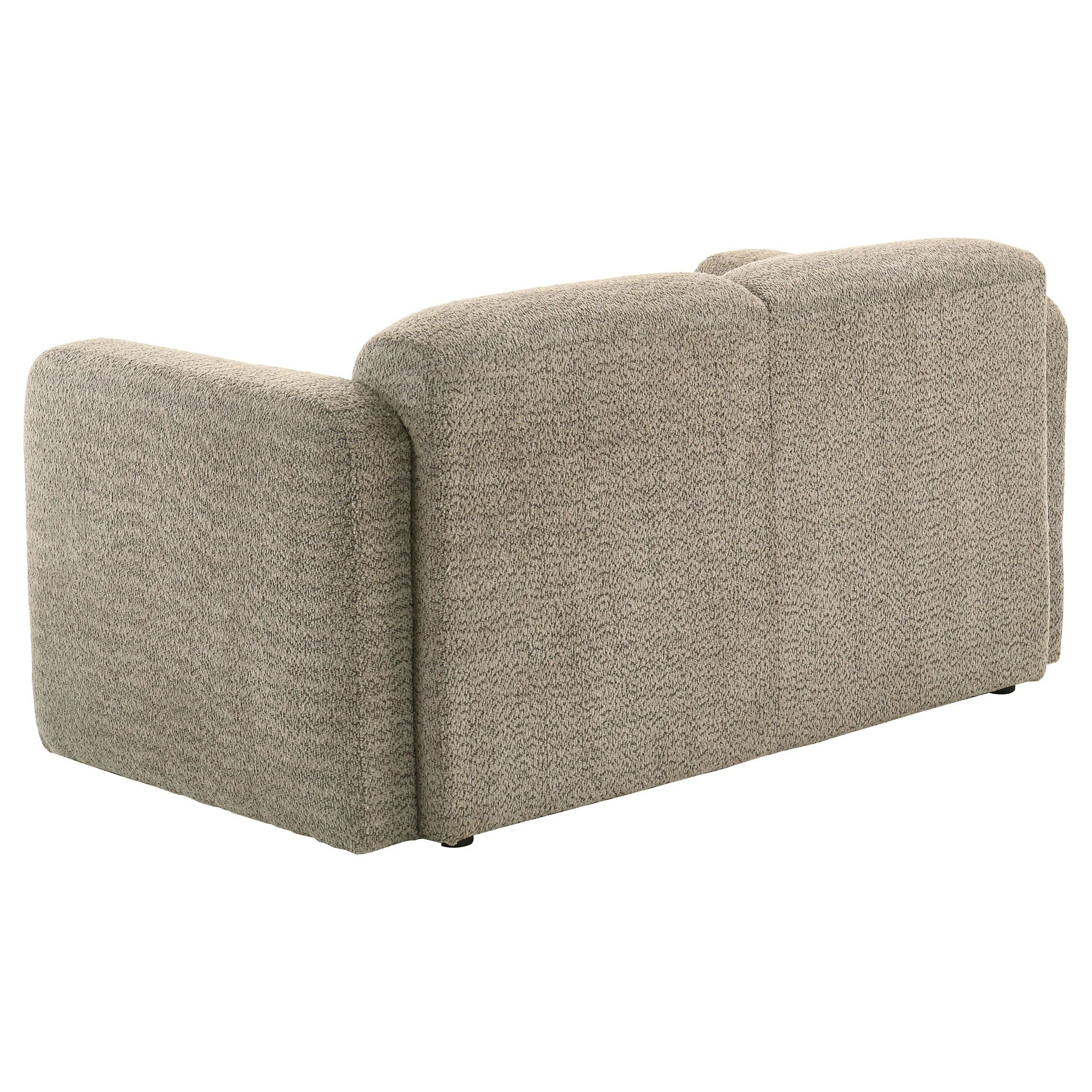 Dorset Brown 2-piece Upholstered Round Track Arm Sofa Set - Image 9