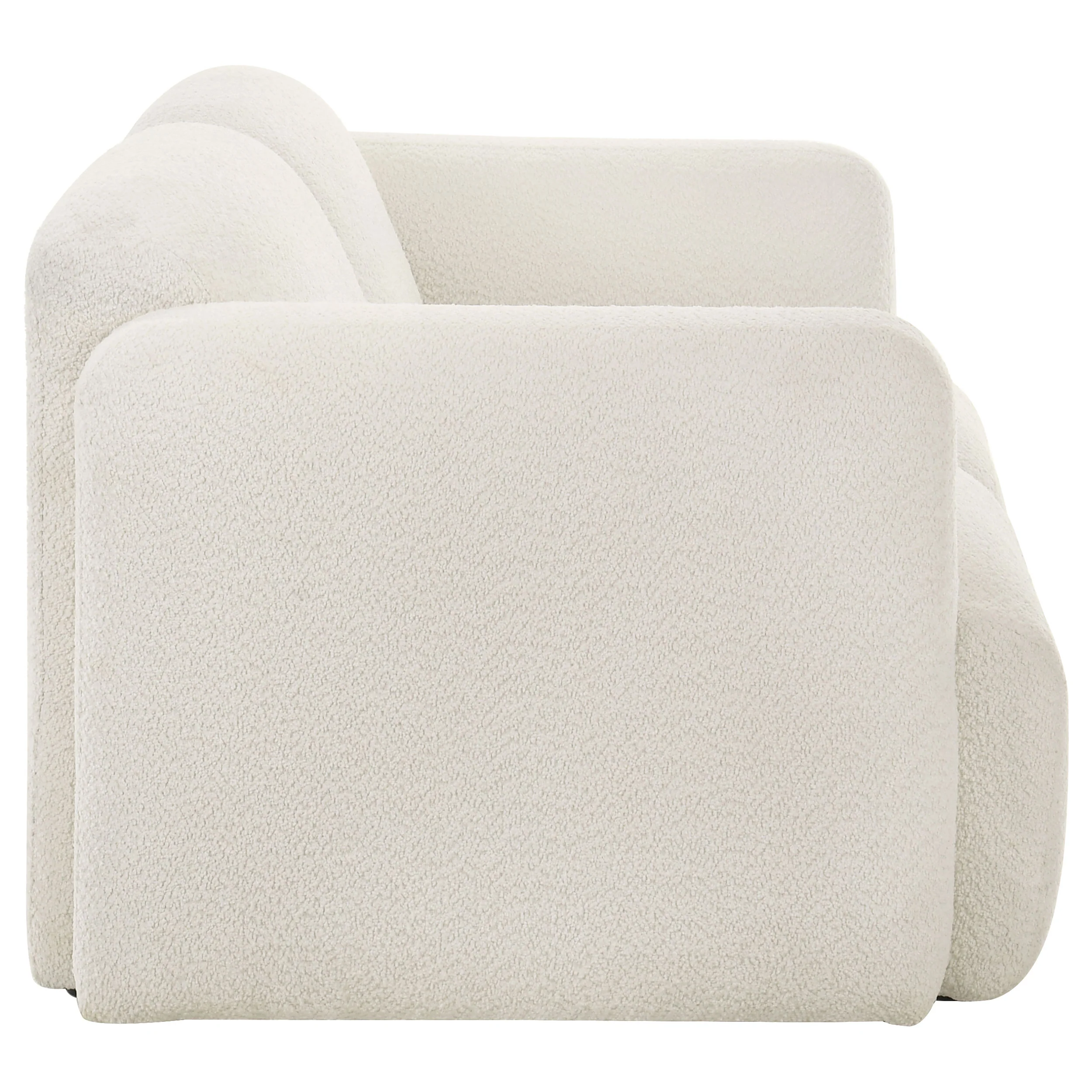 Dorset White 2-piece Upholstered Round Track Arm Sofa Set - Image 10