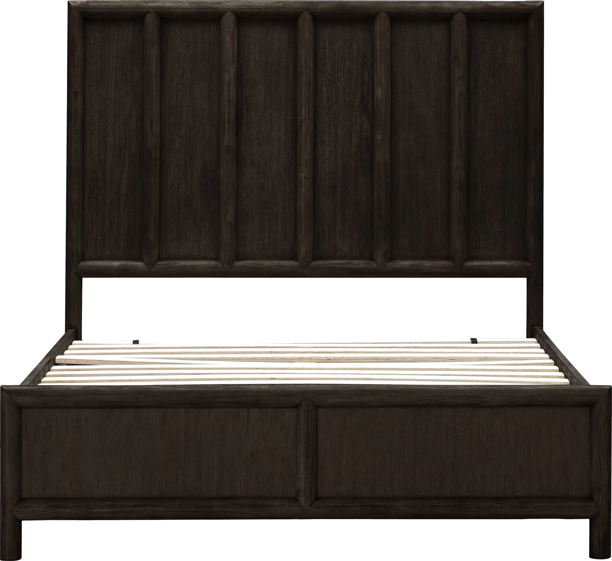 Dorsey Basalt Grey California King Wooden Panel Bed - Image 5