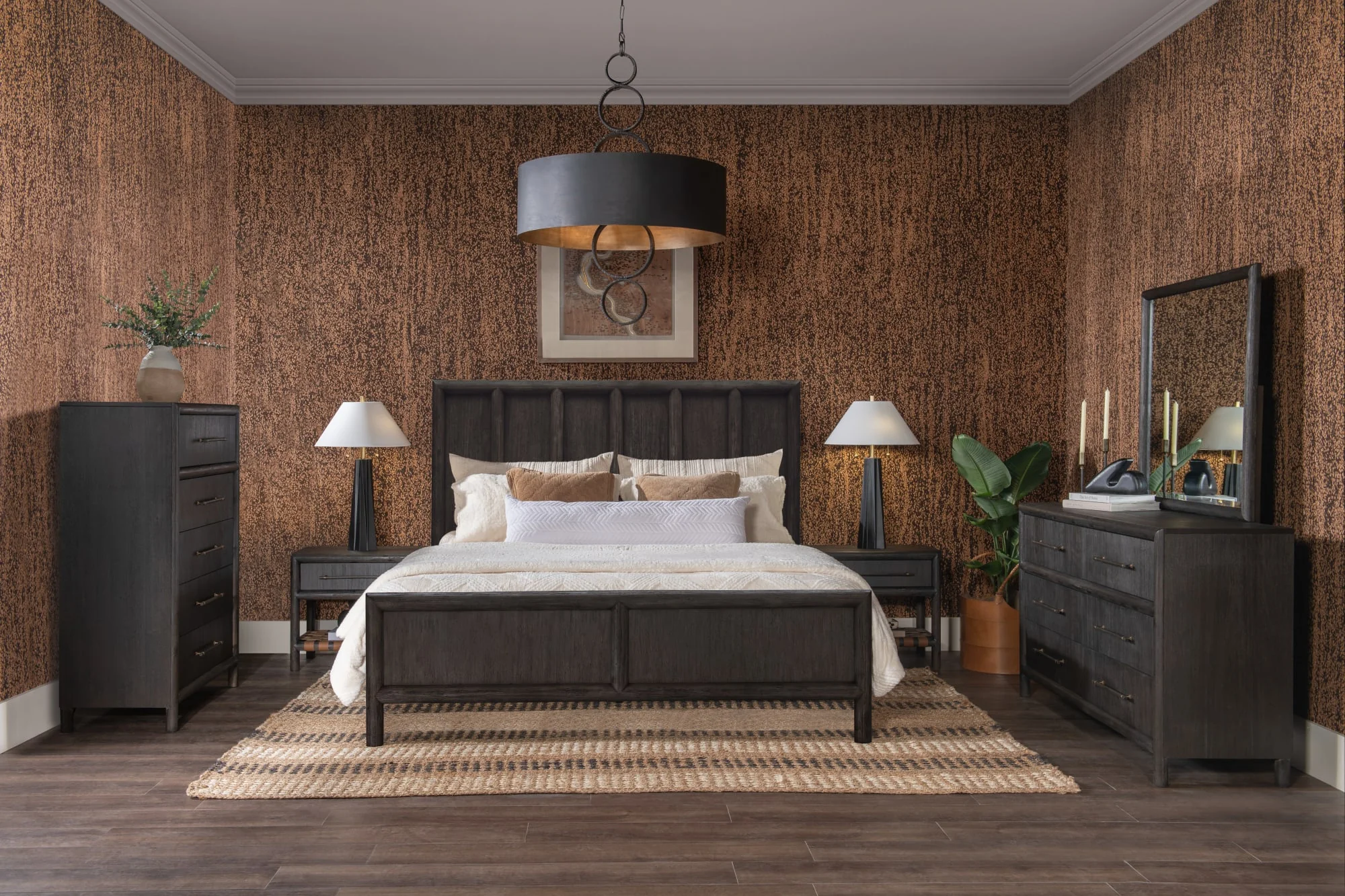 Dorsey Basalt Grey Queen Wooden Panel Bed - Image 11