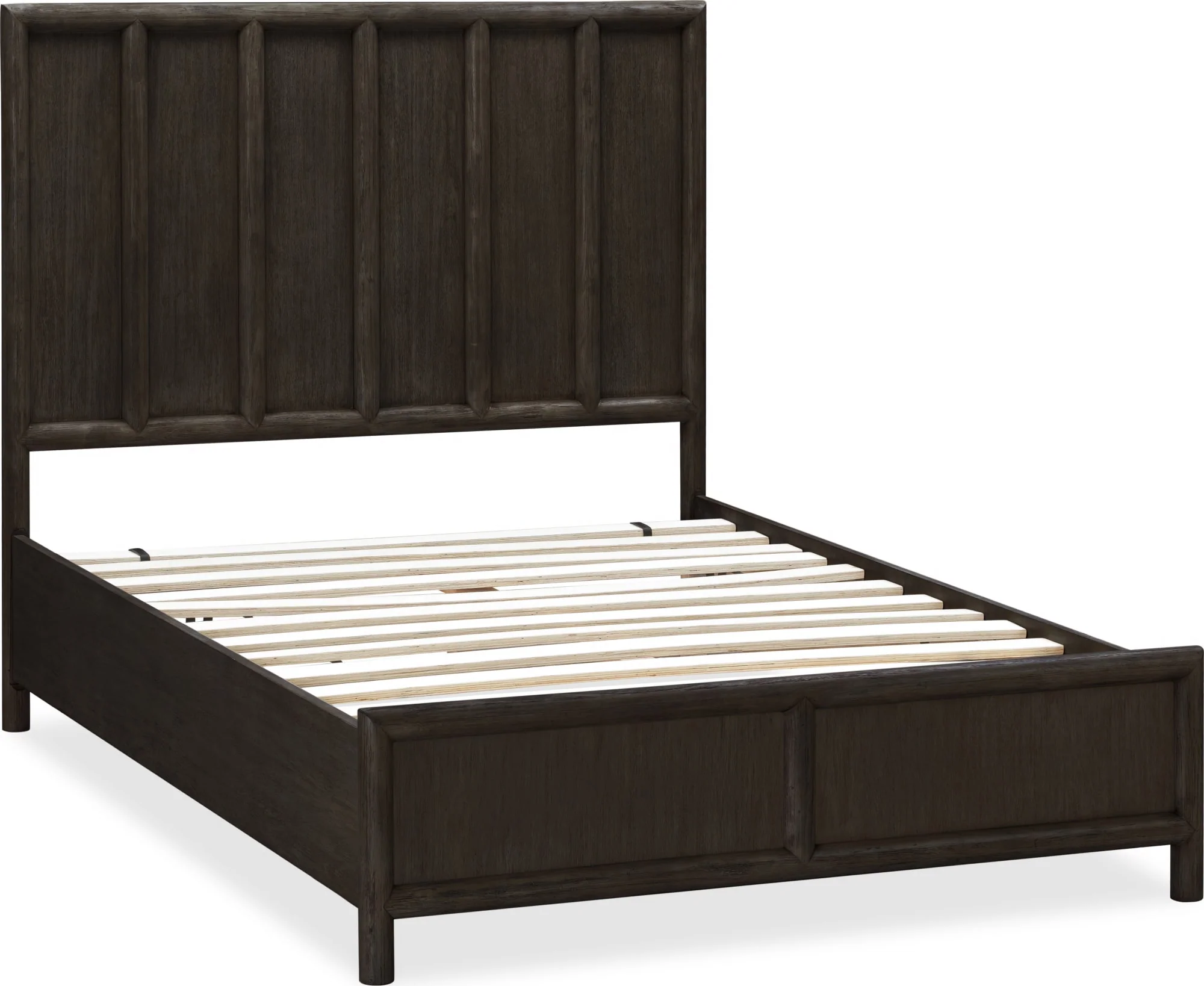 Dorsey Basalt Grey Queen Wooden Panel Bed - Image 6