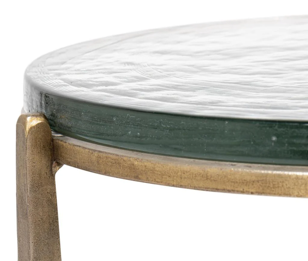 Dorsey Bronze Round Side Table - Image 11