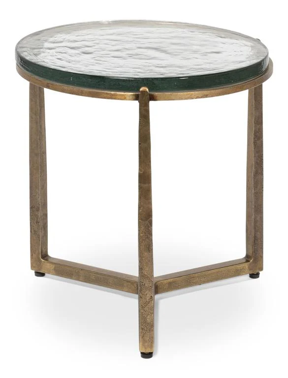 Dorsey Bronze Round Side Table - Image 2