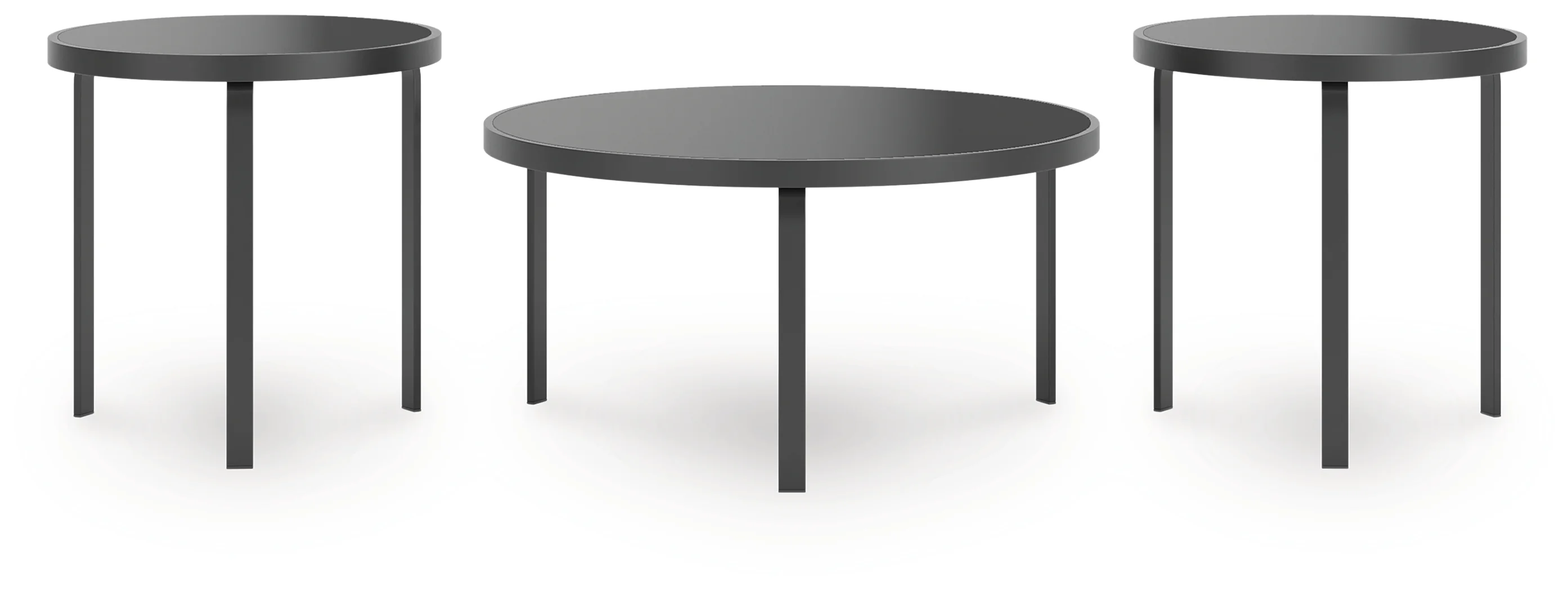 Dorylin Black Occasional Table Set (Set of 3) - Image 3