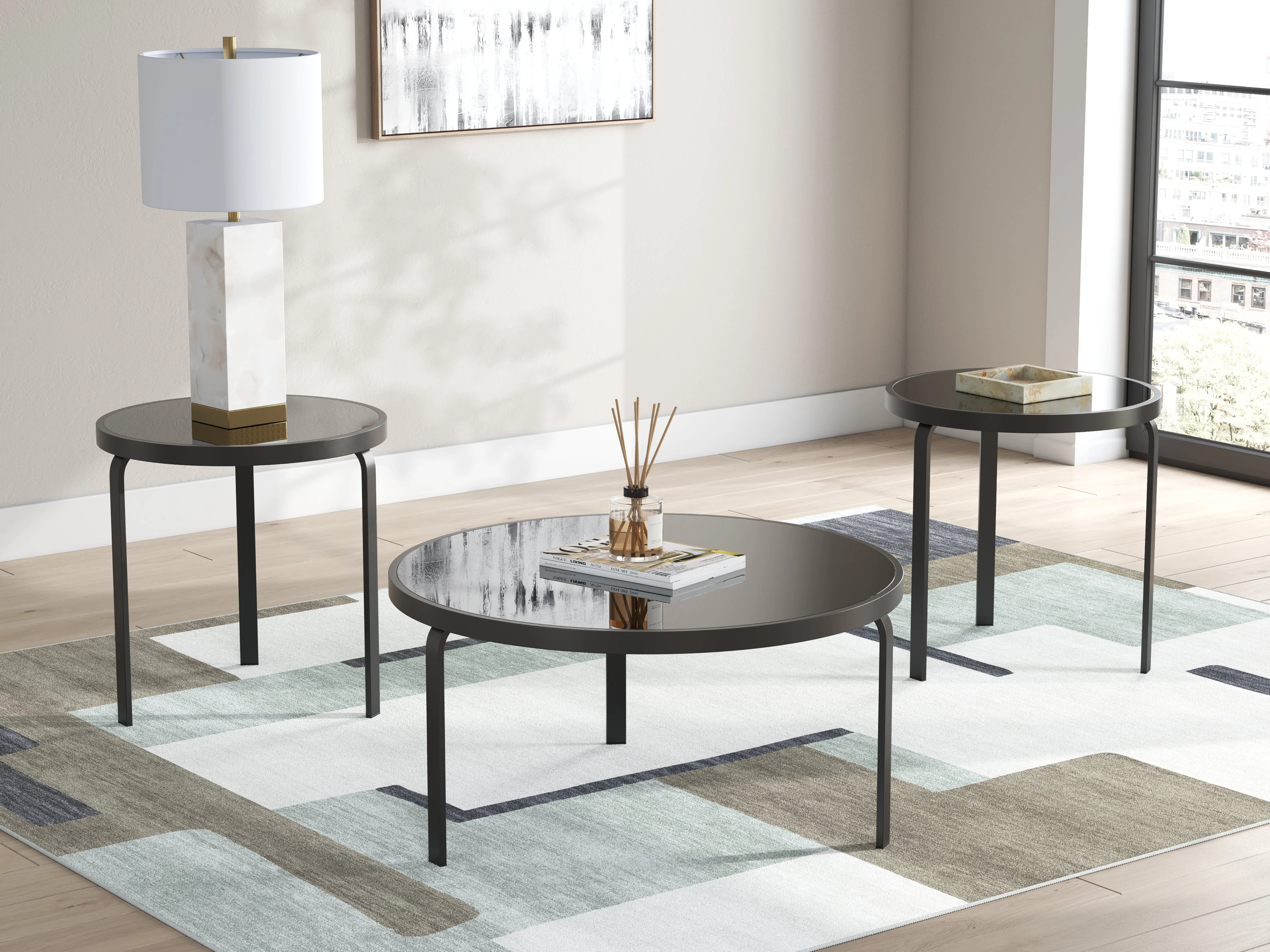 Dorylin Black Occasional Table Set (Set of 3) (Online Special Price) - Image 2